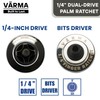 VÄRMA Dual-Drive Palm Ratchet Set (2Pcs) – Compact 1/4" Micro