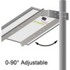 Newpowa Universal Solar Panel Heavy Duty Double Arm Pole Wall