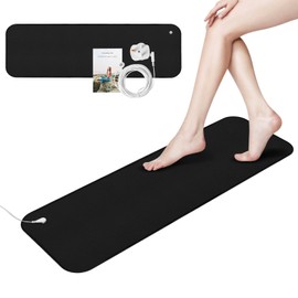 panthem Grounding Mat for Improving Sleep and Circulation, Reduce Anxiety and Inflammation, Various Sizes Multifunctional Earthing Mat for Foot Therapy, Yoga, Bed, 30x100cm