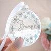 Bump's First Christmas 2024 Decoration. Glass Round Hanging Bauble. 1st