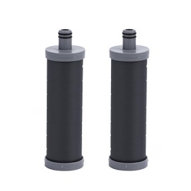 2PCS Carbon Shower Head Filter for Hard Water, Compatible with Shower Filter System, Removes Chlorine, Heavy Metals and Impurities from Tap Water, Improves The Condition of Dry Skin, Hair