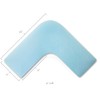Gel Memory Foam L-Shape Pillow for Side Sleeping Comfort