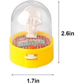 DPWOUM 2pcs Finger Basketball Shooting Game Set - Basketball Party Supplies and Table Decorations for Sport Party Games