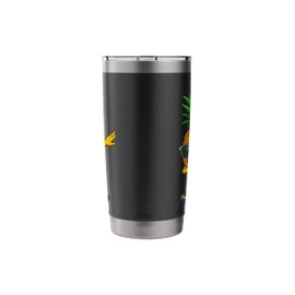 Dabbing Pineapple Sunglasses Hawaiian Aloha Beaches Hawaii Stainless Steel Insulated Tumbler