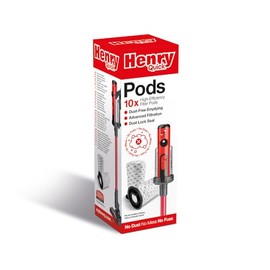 Numatic 915744 Henry Quick Pods, Microfibre 3 Layer Filtration