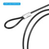PATIKIL 8pcs 0.5M Safety Cable Lock Stainless Steel 2mm Diameter