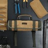 Wrench Tool Roll, Heavy Duty Waxed Canvas Multi-purpose Tool Pouch