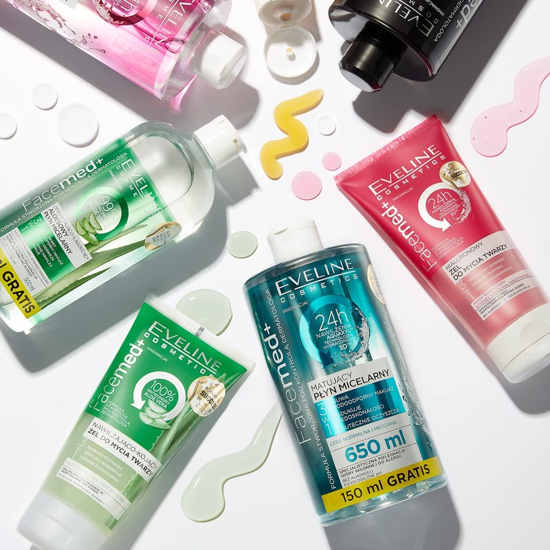 Eveline Cosmetics Facemed Wash Gel with Aloe 150 ml