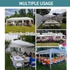 Heavy Duty Canopy Event Tent-10'x30' Outdoor White Gazebo Party Wedding