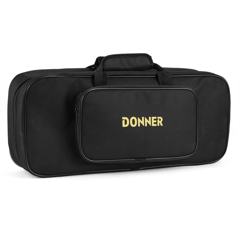 Donner Guitar Pedal Board Case DB-2 Aluminium Pedalboard 20'' x