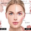 Mirsist Tricolor Heart Shape Baked Blush Cheek, 0.6 oz (16