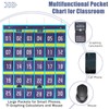 Loghot Classroom Accessories Closet Pocket Chart for Cell Phones Holder