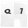 TOYMYTOY 40pcs Digital Cards Number Hanger Cards Table Number Disc