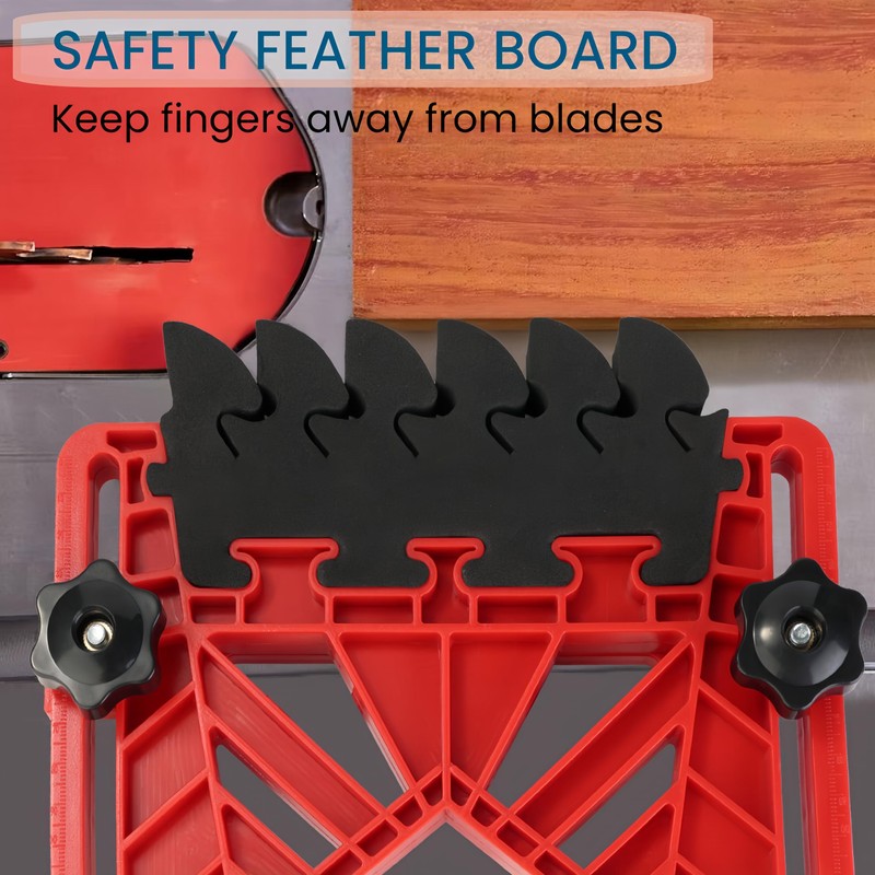 Featherboard Table Saw Guide, Woodworking Safety Accessory, Precision Cutting Tool