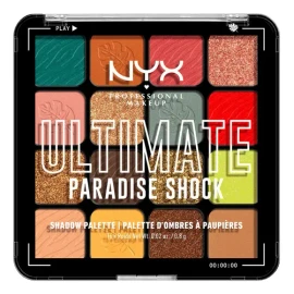 NYX Ultimate Paradise Shock paleta de sombras de 16 tonos