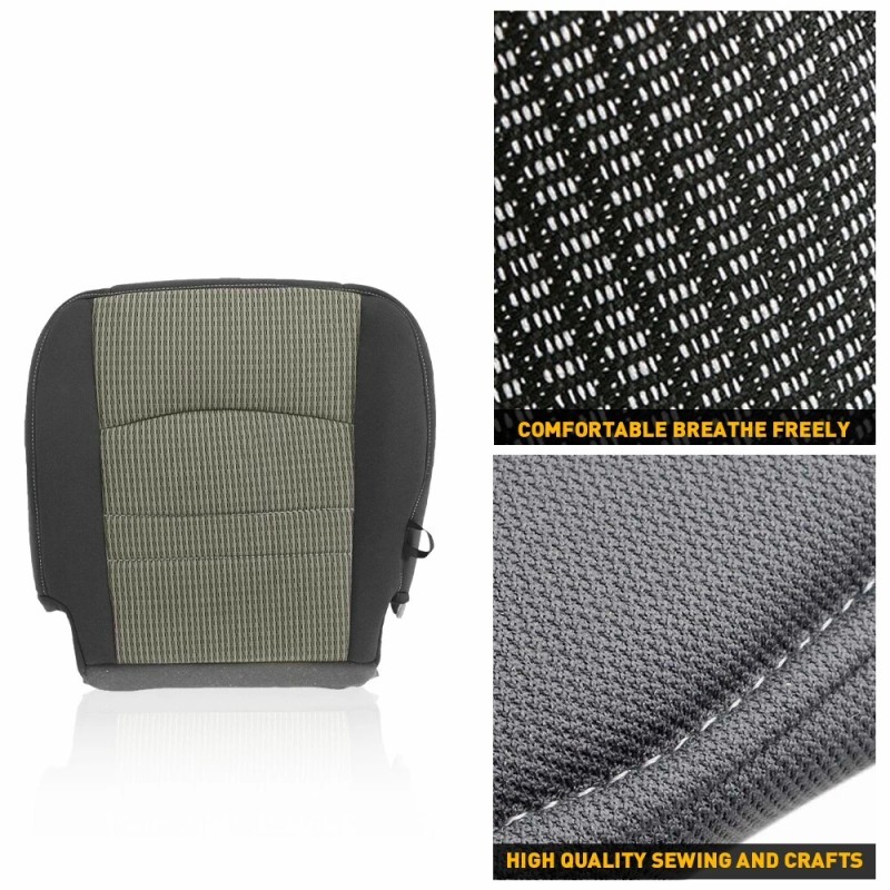 Unbranded For Dodge Ram 2009-2012 Driver Side Bottom Seat Cover