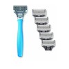 Blade Harry's Men's Razor Blades 6 Count - 5 Blade