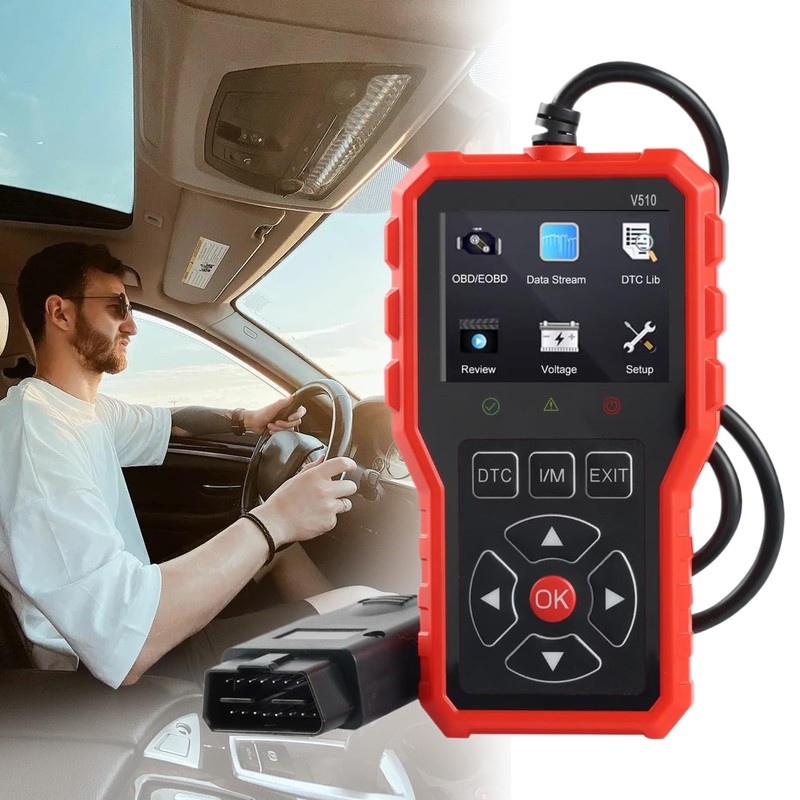 Car Code Reader,2-in-1 Fault Scanner Read And Clear Error Data