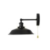 Bagkcopp Industrial Black Wall Sconces Light with Pull Chain Switch,Wall