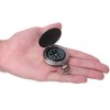 Compass Pocket Watch Compact Folding Design Navigation Tool Zinc Alloy