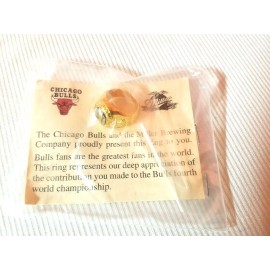 Chicago bulls 1996 promo fan ring size 9 1/2  new