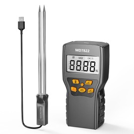 Kereinpo Grain Moisture Meter Precise & Fast Measurements Grain Moisture Tester with Probe, Moisture Meter Probe for Mazie, Wheat, Corn, Paddy and Rice