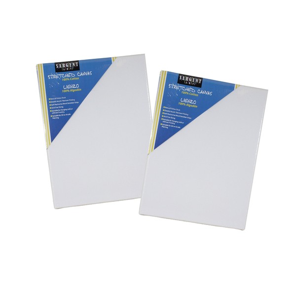 Sargent Art Value Pack 11 x 14 Inch Stretched Canvas
