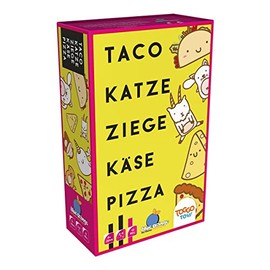 Asmodee | TOGGO Toys | Blue Orange | Taco Cat Goat Cheese Pizza | Party Game | Card Game | 2-8 Players | From 8+ Years | 10+ Minutes | German