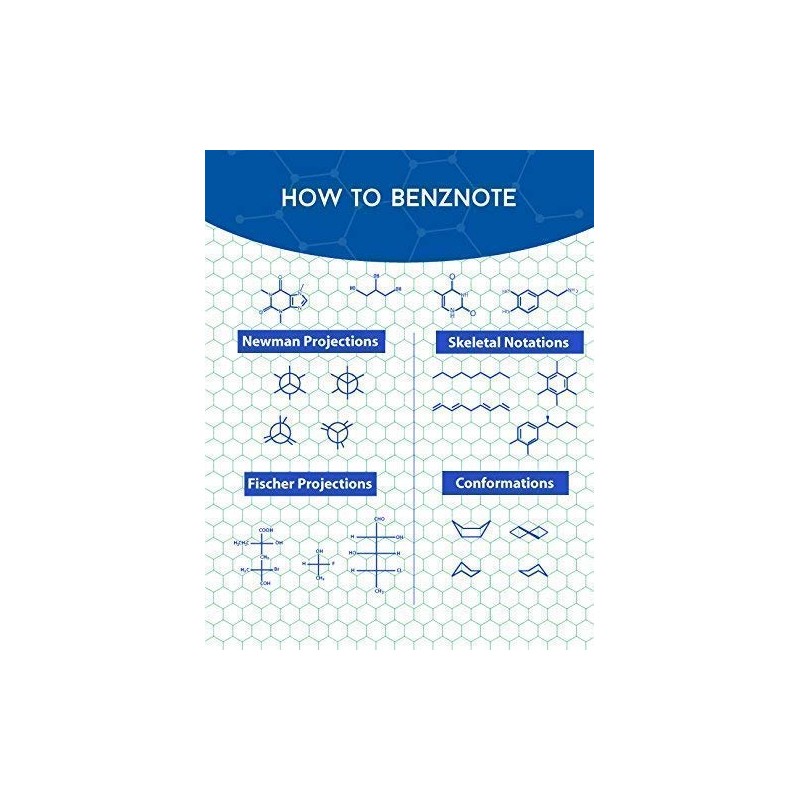 BENZNOTE, Spiral Notebook, for Organic and Biochemistry, 8-1/2" x 11",