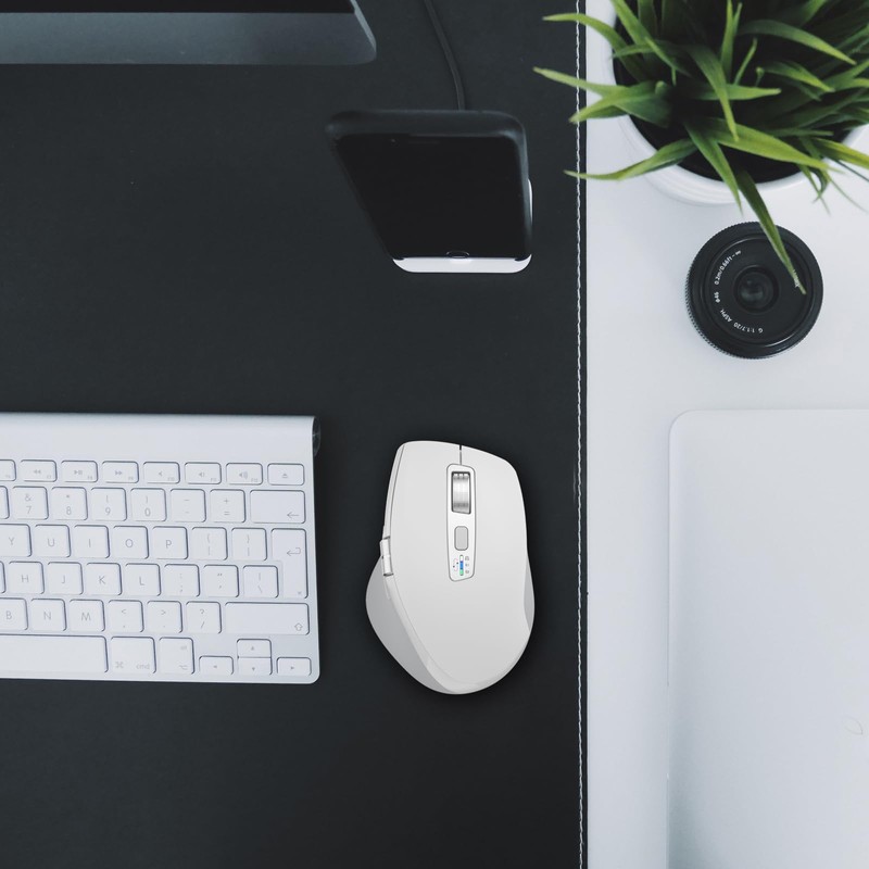 INFINMIND Wireless Computer Bluetooth Mouse with Intelligent Flying Scroll, Ergonomic