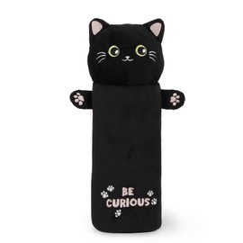 LEGAMI - Super Soft Pencil Case, Kitty Design, Soft Pencil Case, Cardboard with Coloring Template Included, 100% Polyester, Super Soft Pencil Case