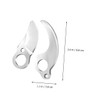 BESPORTBLE 4 Pcs Pruning Shear Blades Replacement High Hardness Blades