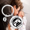BEKECH New Uncle Keychain Pregnancy Announcement Uncle Level Unlocked Keychain