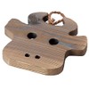14868 Hot Trivet, Grilled Cedar, Trivet, For Earthpots, Brown, 6.3