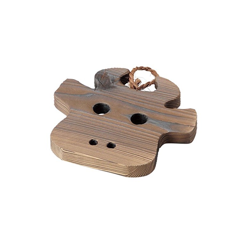 14868 Hot Trivet, Grilled Cedar, Trivet, For Earthpots, Brown, 6.3