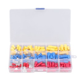 120Pcs/Set Female Male Spade Wire Connector Copper PVC Insulated Electrical Crimp Terminal