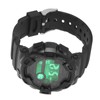 Men Dual Time Sports Watch Outdoor Waterproof PU Strap Digital