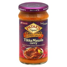 Patak's Tikka Masala Curry Simmer Sauce, 15 oz, (Pack of 6)