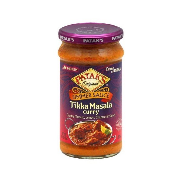 Patak's Tikka Masala Curry Simmer Sauce, 15 oz, (Pack of 6)