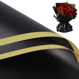 Korean Floral Wrapping Paper - 15 Sheets Waterproof Flower Wrap for Bouquets & Gifts