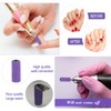 Pack of 100 Sanding Sleeves Nail Cutter 180 Sanding Sleeves