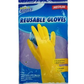 Scrub Buddies One Pair Reusable Gloves - Medium