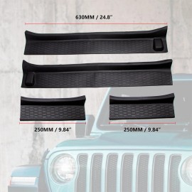 ETL INDUSTRIES For Gladiator JT Wrangler JL 4 Doors 2018-2023 Door Sill Guards Kit