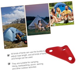 BESPORTBLE 5pcs Tent Rope Buckles Wind Rope Fasteners for Outdoor Camping Lightweight and Compact Fixed Buckle for Secure Tent Setup and Wind Resistance