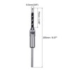 sourcing map Square Hole Drill Bit 9.5mm(3/8") High Speed Steel