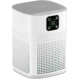 Honeyuan - Purificadores de aire para recámara, H13 HEPA purificador de aire para el hogar, habitación grande, 600 pies cuadrados, purificadores de