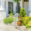 3 Step Handrails for Outdoor Steps, Wrought Iron Stair Railing