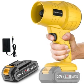 Devaukee Electric Cordless Leaf Blower, Lightweight Handheld Leaf Blowers for Lawn Care, Patio Cleaning, Blowing Leaves, Ideal for Home and Garden, 1 Battery