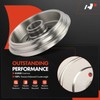 A-Premium 10.08 inch (256 mm) Rear Brake Drums + Ceramic