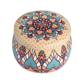 Tea Storage Organizer Tea Containers for Tea Bags Tea Tins for Tea Bags Retro Portable Tinplate Tea Tins Dry Storage Tinplate Caddy Box (F)